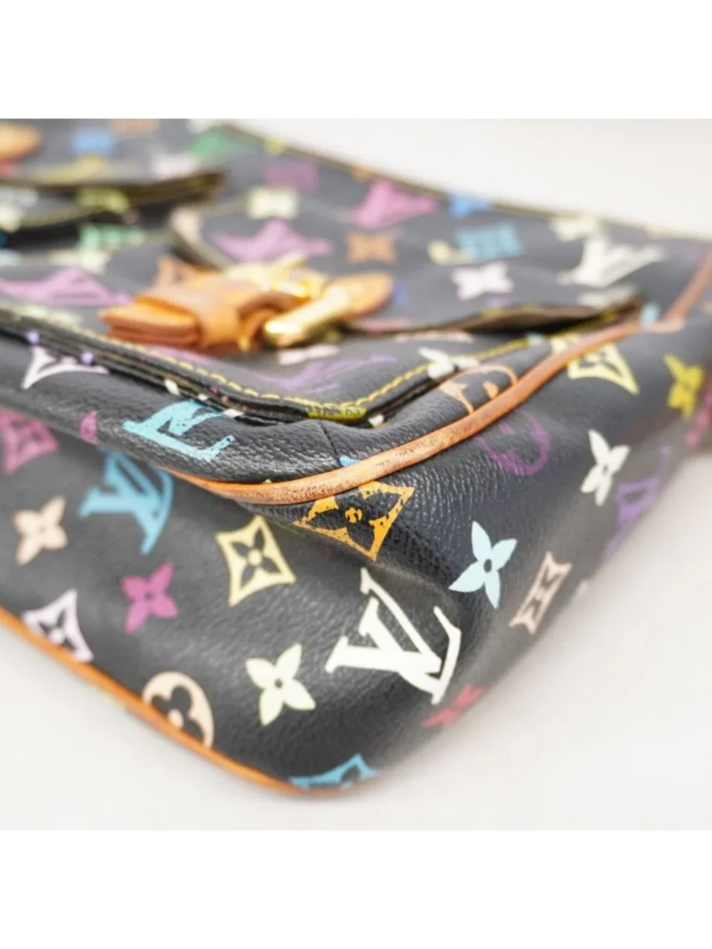 Louis Vuitton Shoulder Bag Monogram Multicolor Lodge GM Noir